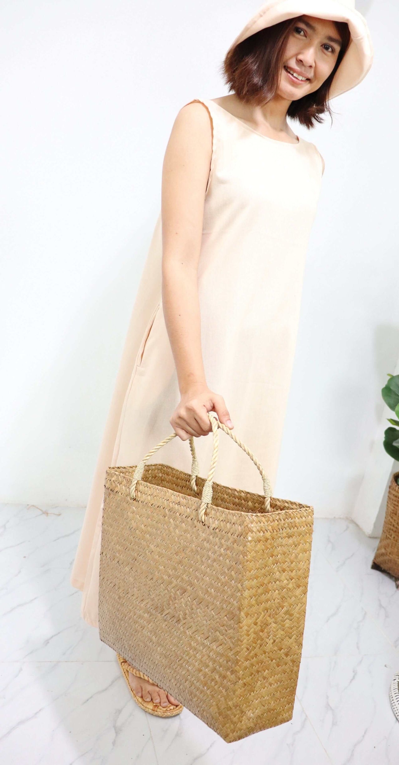 CHANIKA - French Straw Basket Bag