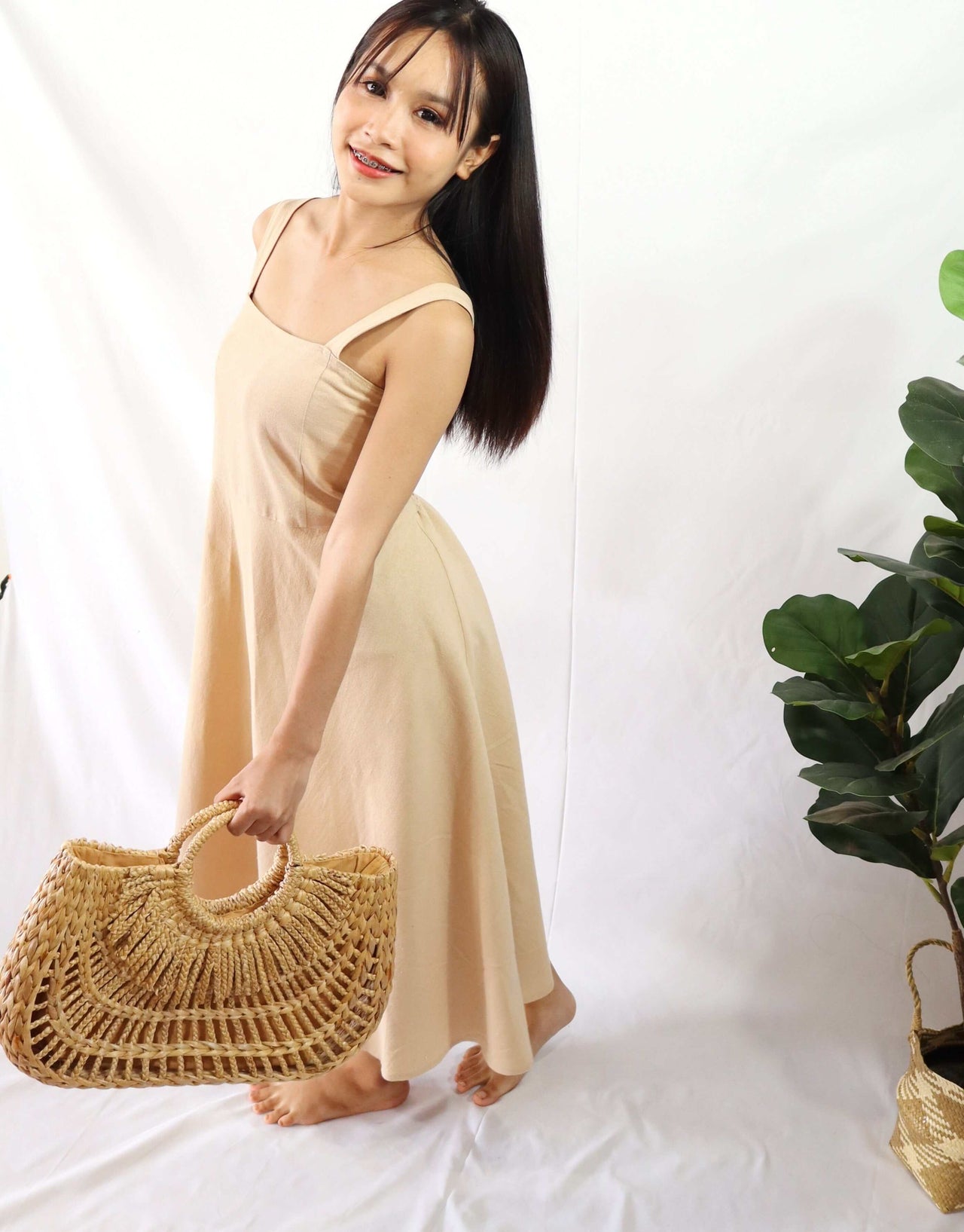 CHERMAN - Straw Basket Bag