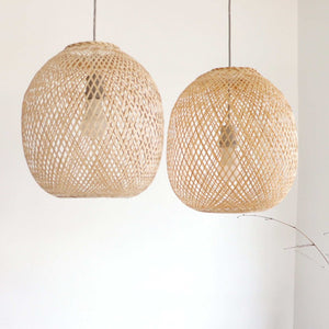ANNANTRA Bamboo Pendant Light Shade - Natural Beauty Illuminated