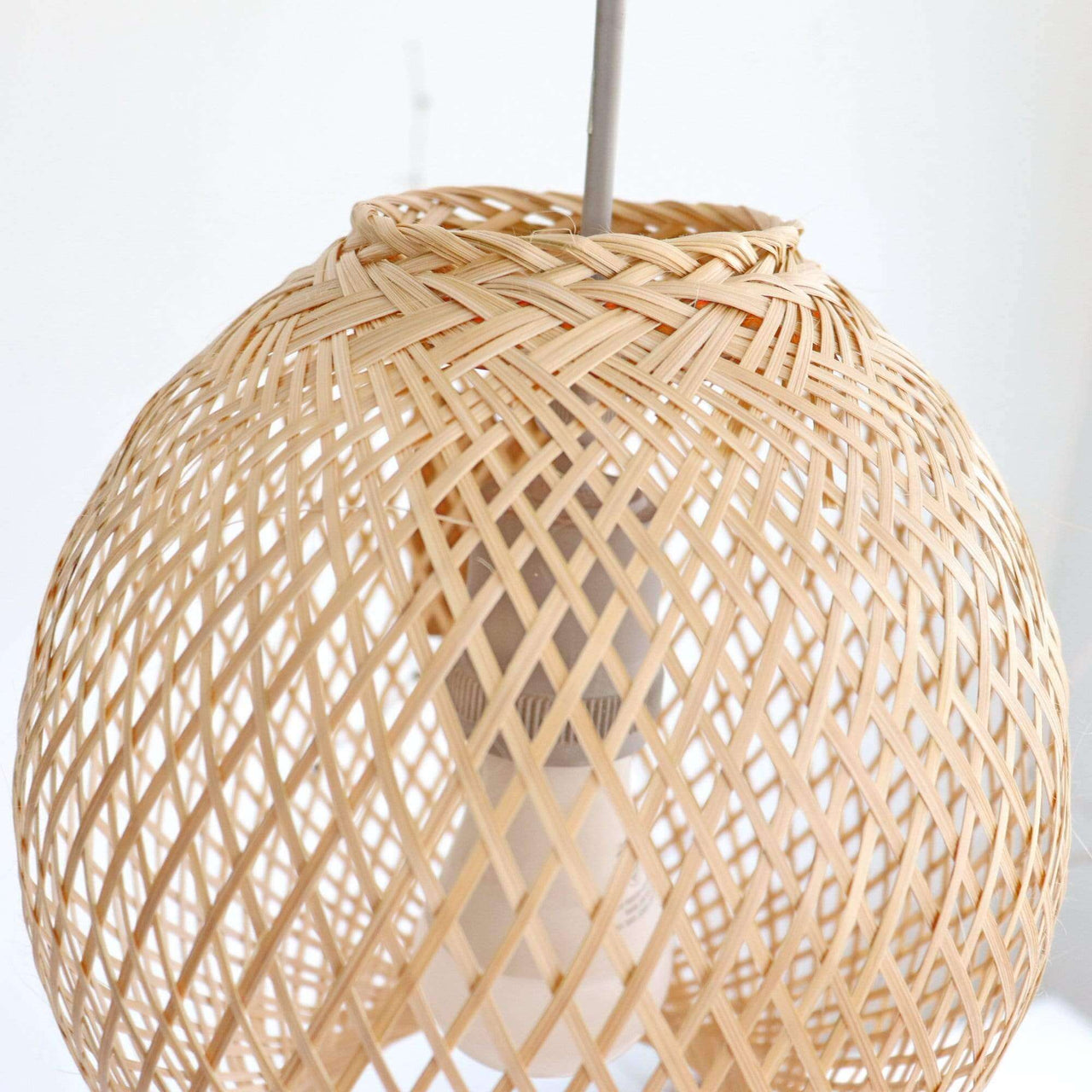 JUNDARA - Round Bamboo Pendant Light