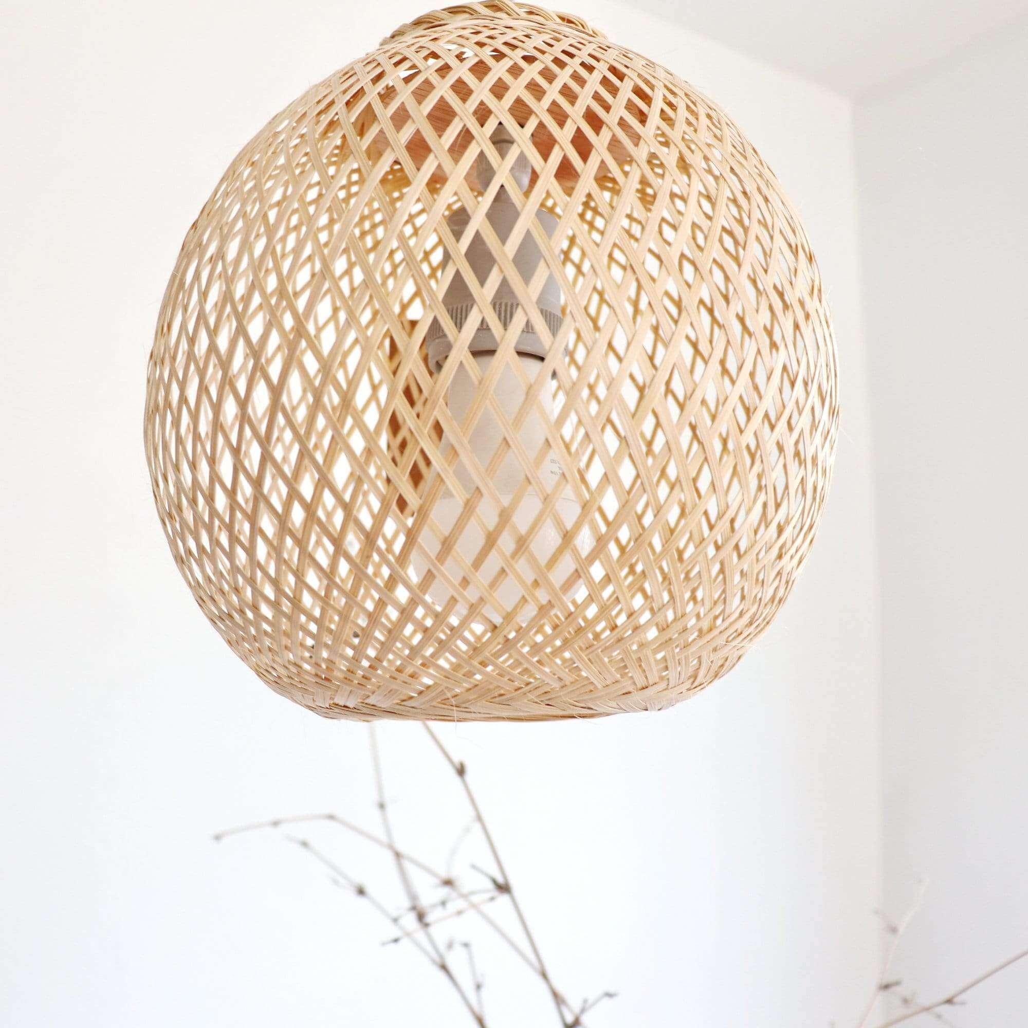 JUNDARA - Round Bamboo Pendant Light