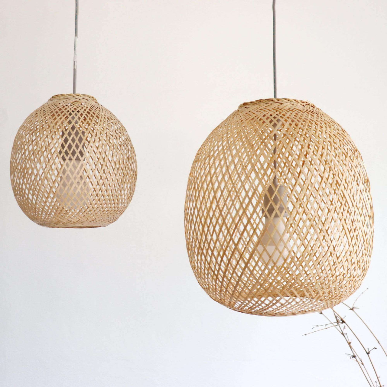 JUNDARA - Round Bamboo Pendant Light