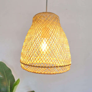 MUNTANA Bamboo Pendant Light (10 -11 Inches)