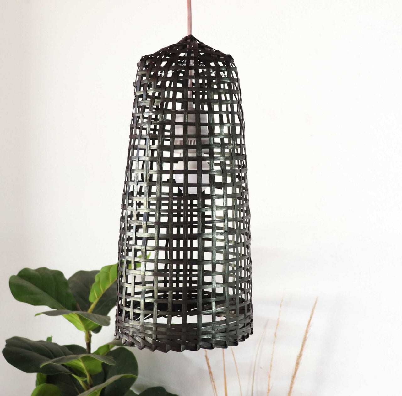 KHE MI KA - Black Pendant Light (35-38cm)