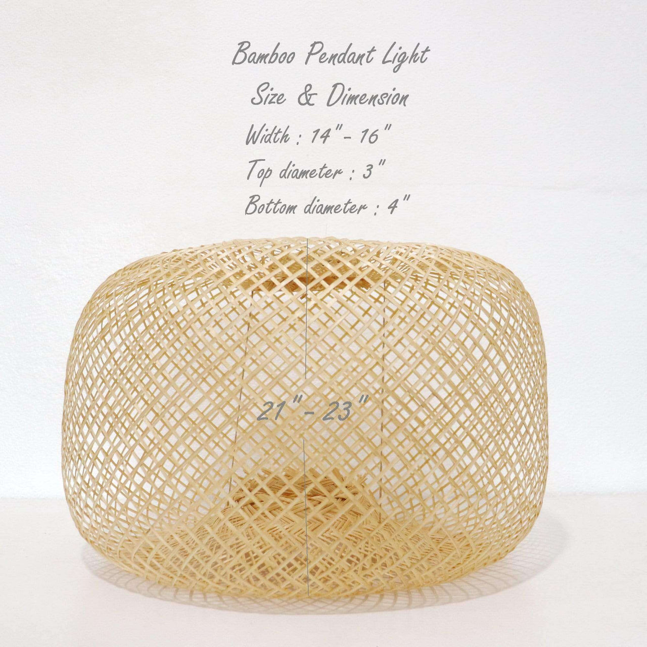 PATTRANAN - Bamboo Pendant Light Shade