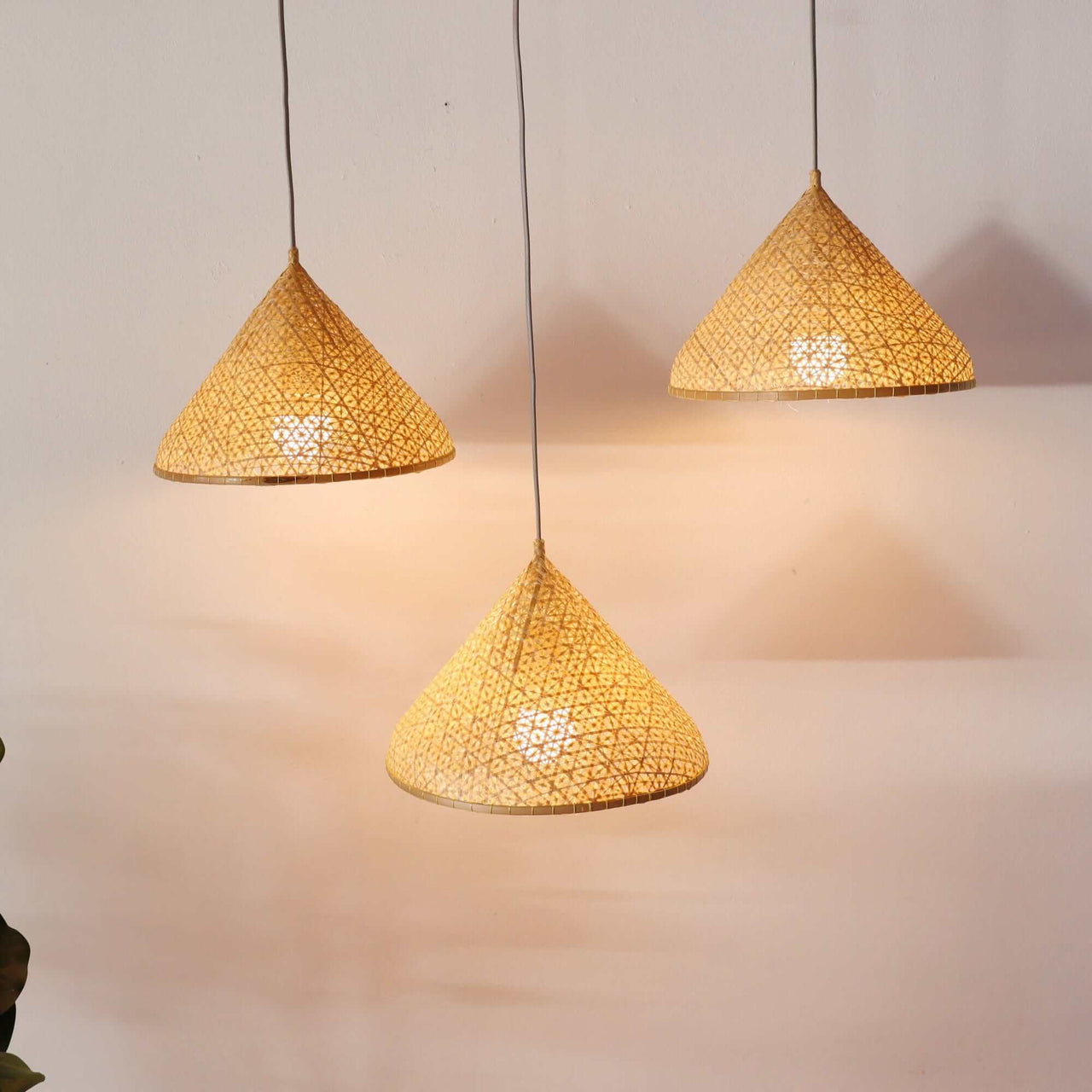 YEN - Bamboo Pendant Light (Set of 3)