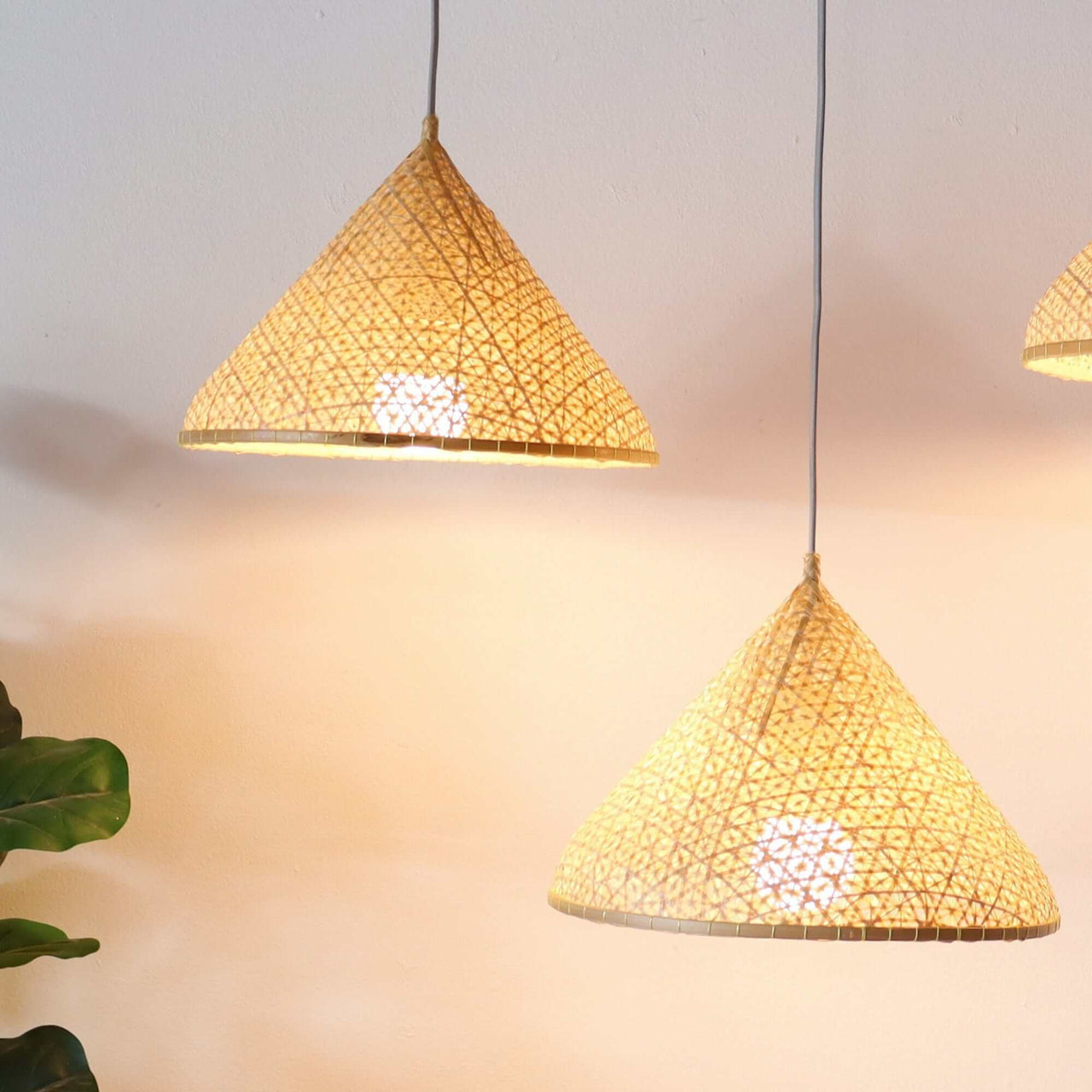YEN - Bamboo Pendant Light (Set of 3)