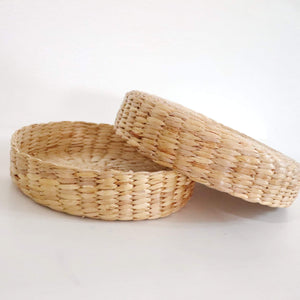 THAIHOMESHOP Baskets & Trays CHA SHA - ROUND BASKET