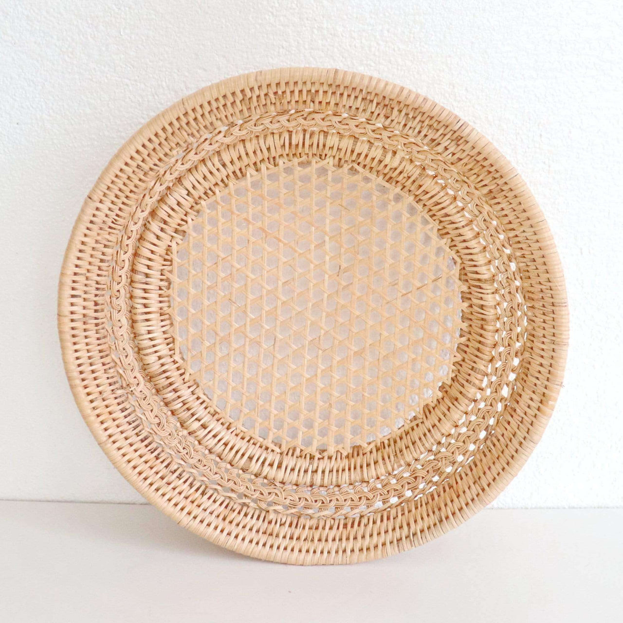Wicker Round Rattan Basket