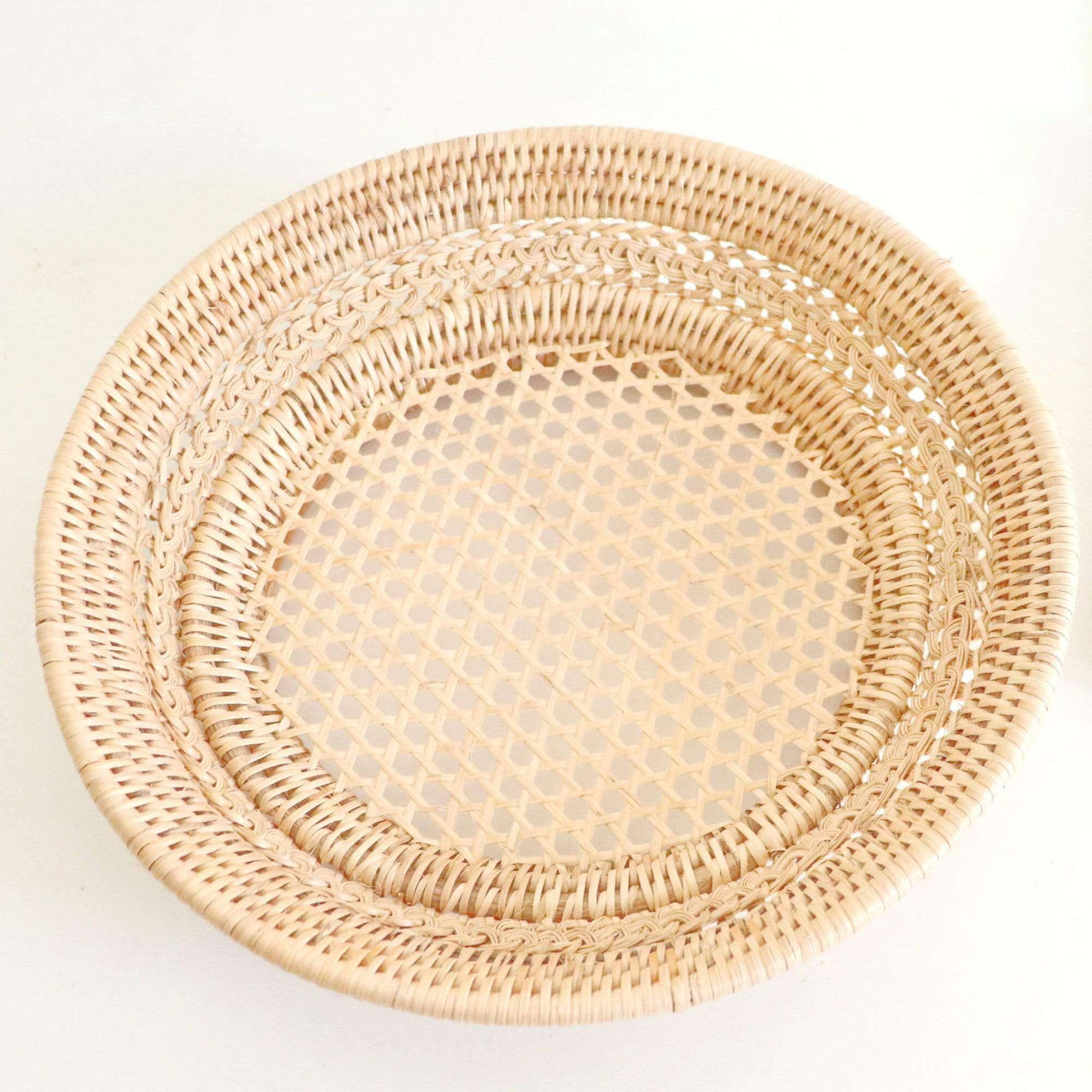 Wicker Round Rattan Basket