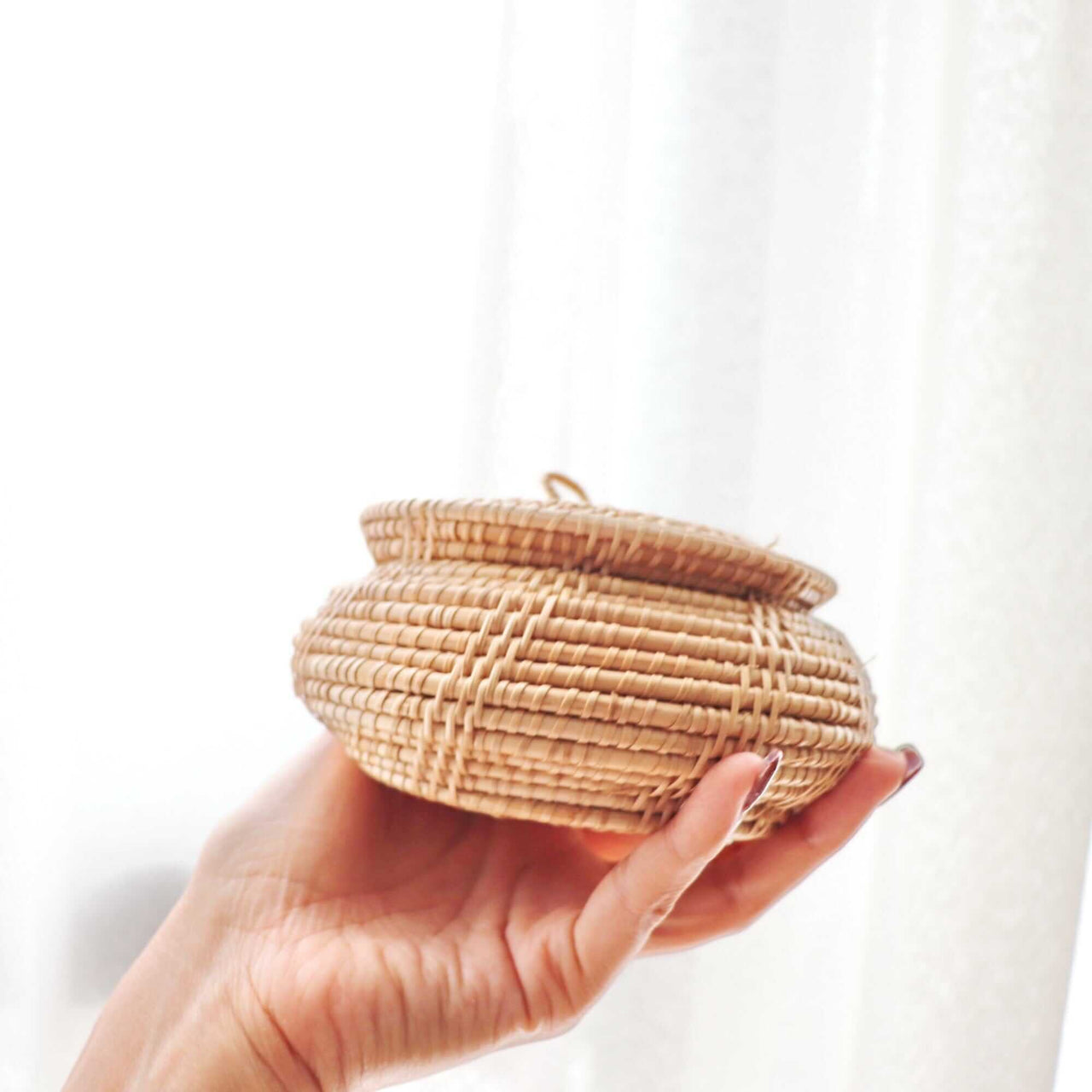 SA NA - Rattan Storage Box with Lid