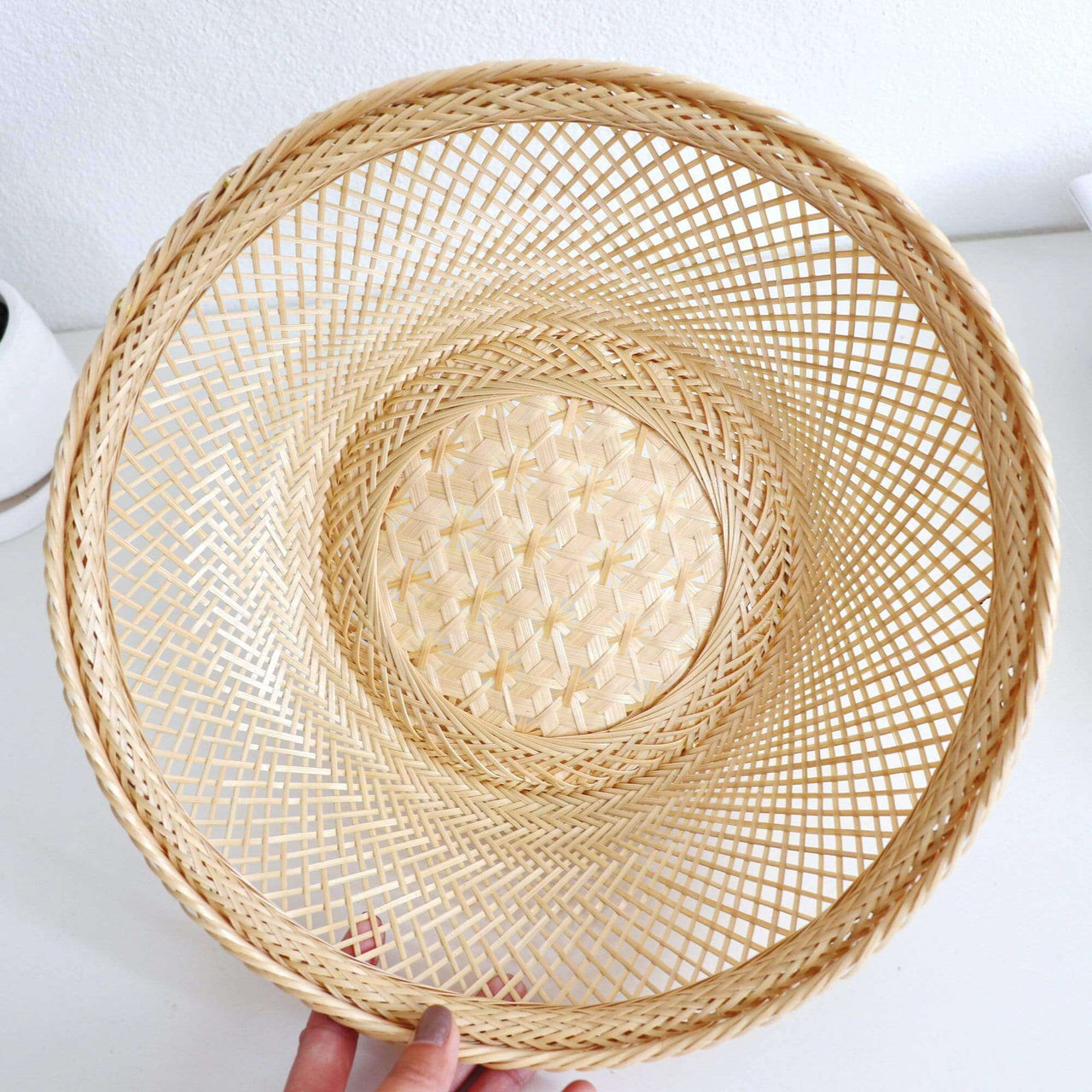 WANTANA- Bamboo Bead Basket