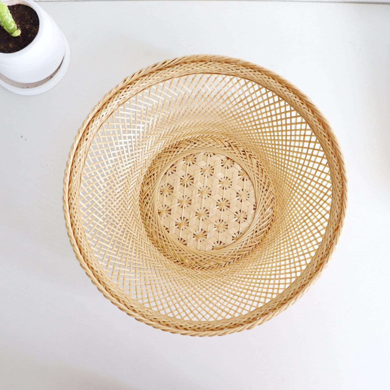 WANTANA- Bamboo Bead Basket