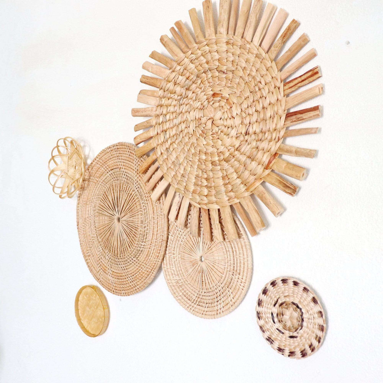 NUT WA DEE - Rattan, Bamboo, Sea Grass, and Banana (Set of 6)