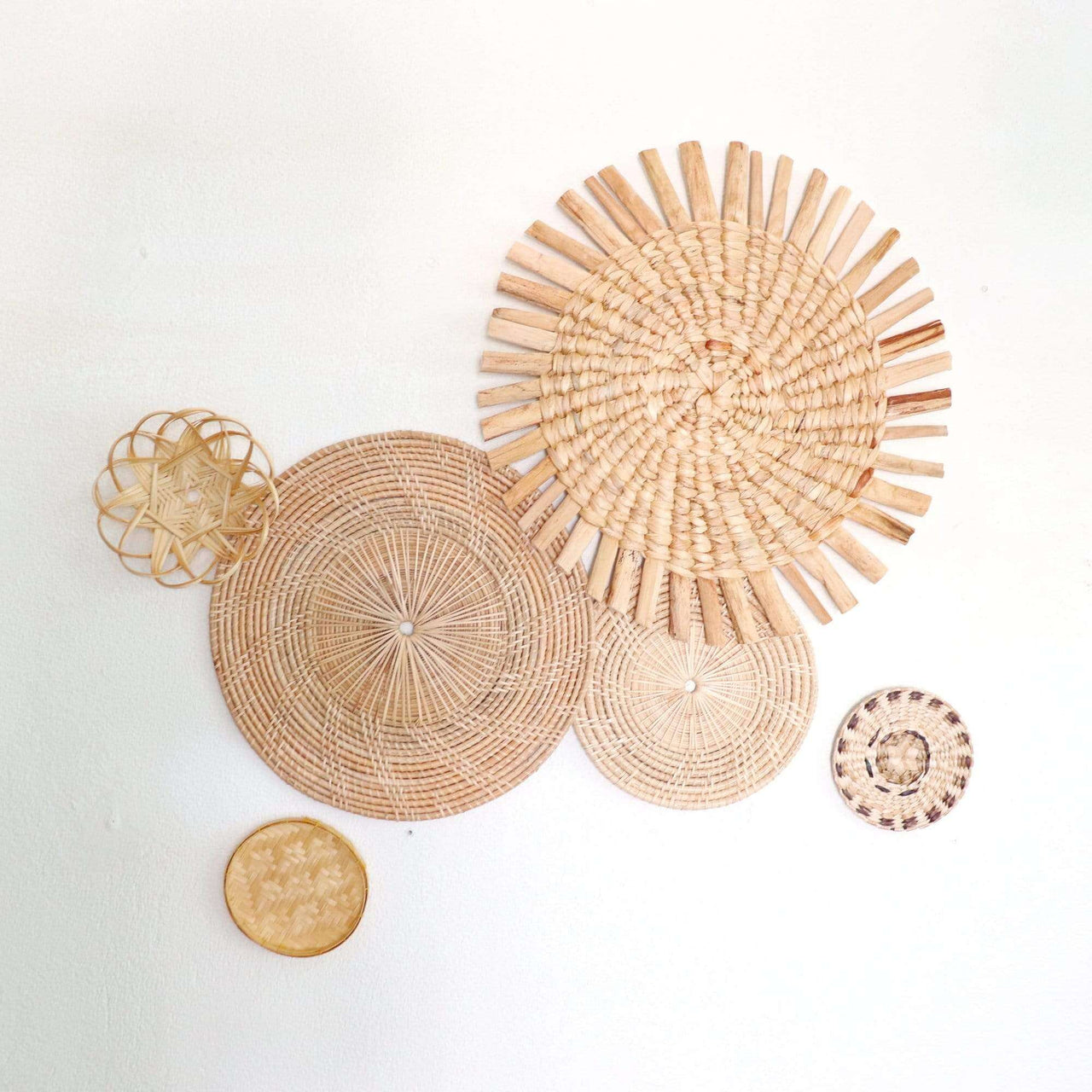 NUT WA DEE - Rattan, Bamboo, Sea Grass, and Banana (Set of 6)
