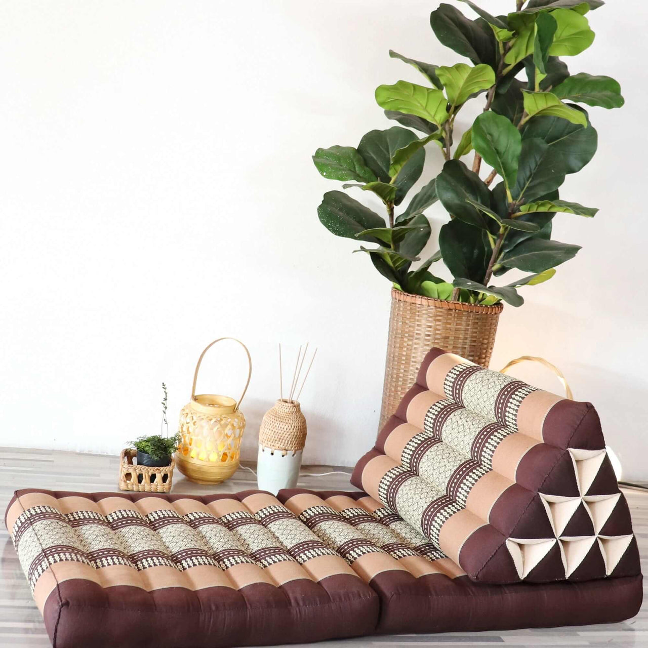 KORN KA NOK - Thai Triangle Cushion (2 Fold)