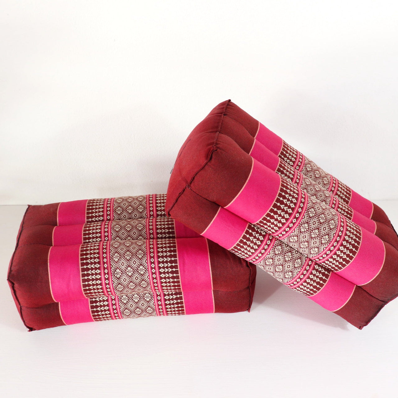 NAN CHA WAN - Supreme Comfort Thai Meditation and Yoga Cushion (14x7x5 Inches)