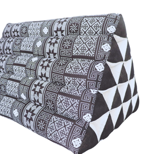 NEDRA - Thai Triangle Floor Cushion - 19 x 12 inches - Comfortable and Versatile