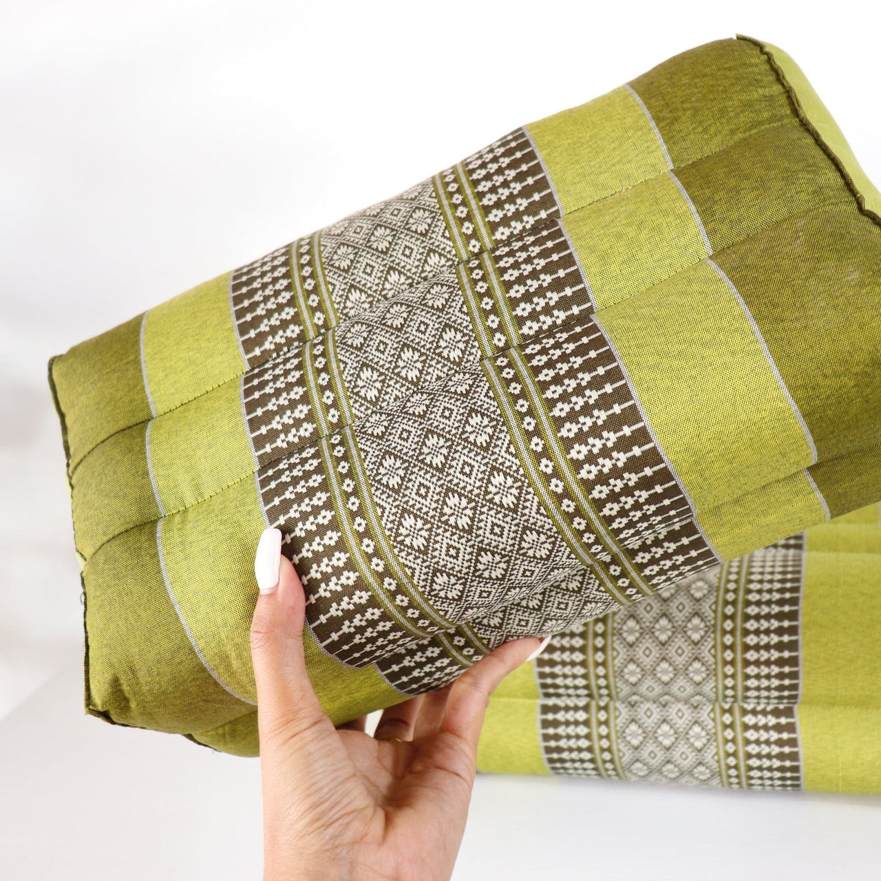 THA NAN YA - Supreme Comfort Thai Meditation and Yoga Cushion (14x7x5 Inches)