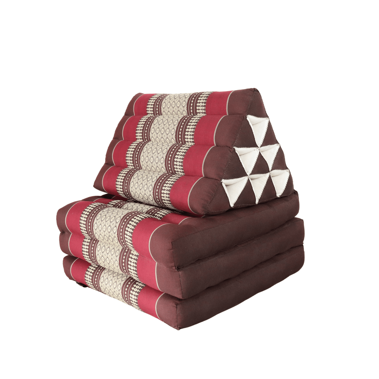 TI TA REE - Thai Triangle Cushion (3 Fold - Mauve)