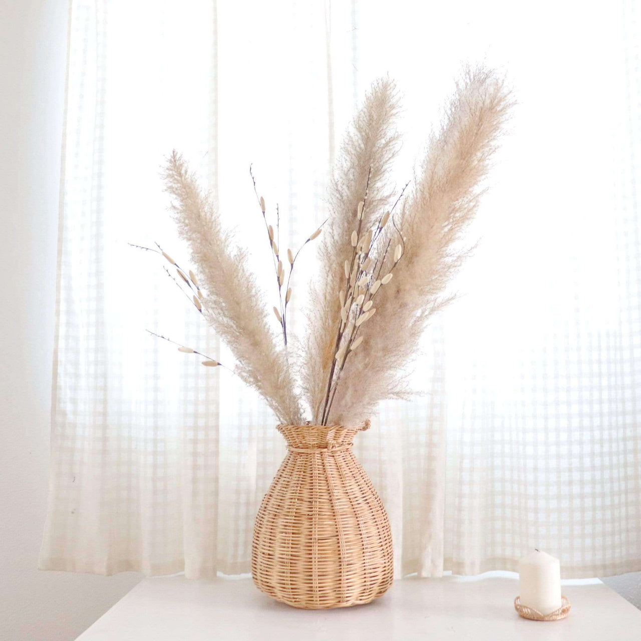 WA RIN YA - Rattan Handwoven Vase