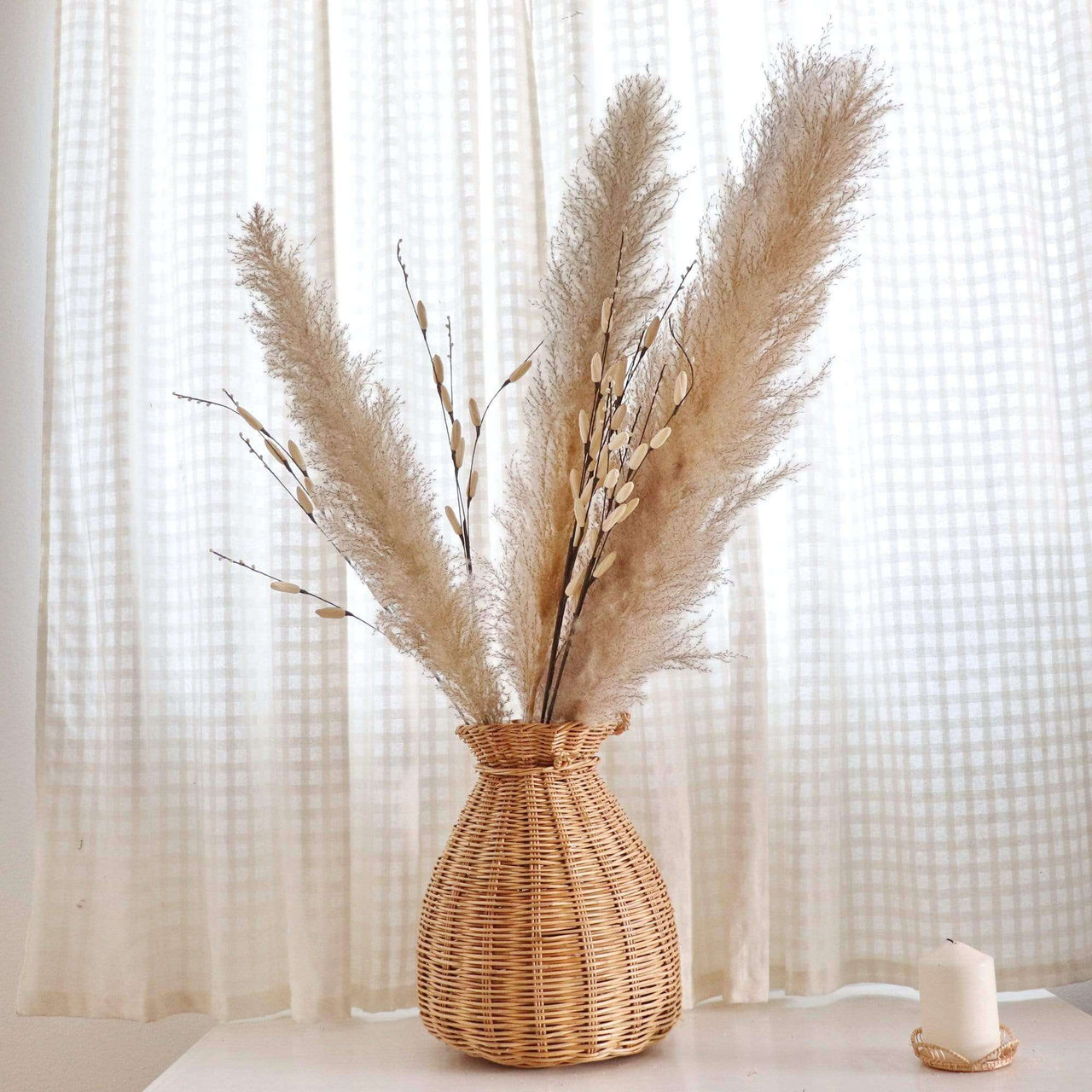 WA RIN YA - Rattan Handwoven Vase