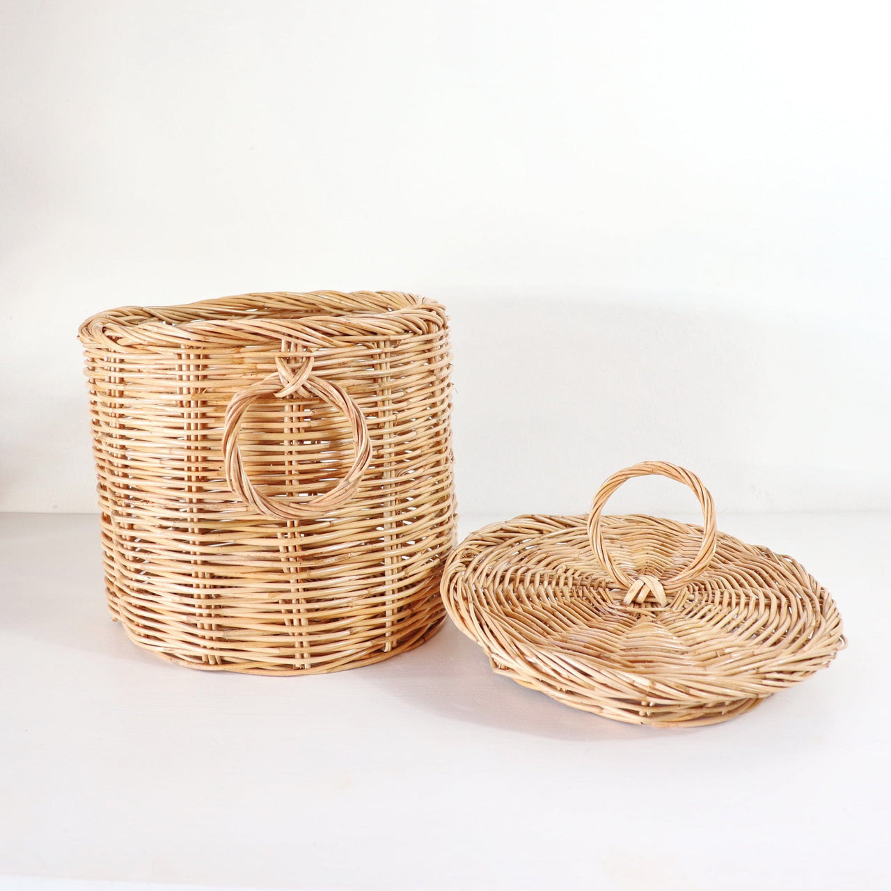Wicker Rattan Basket - Alyssa