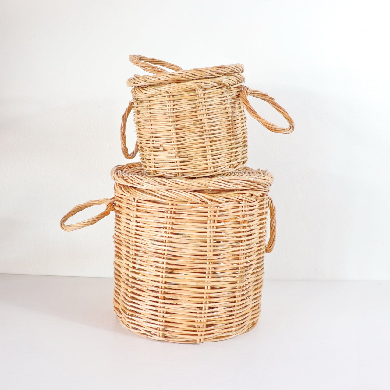 Wicker Rattan Basket - Alyssa