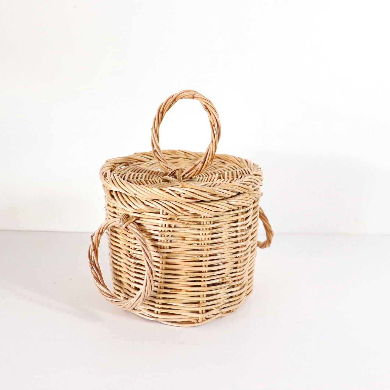 Wicker Rattan Basket - Alyssa