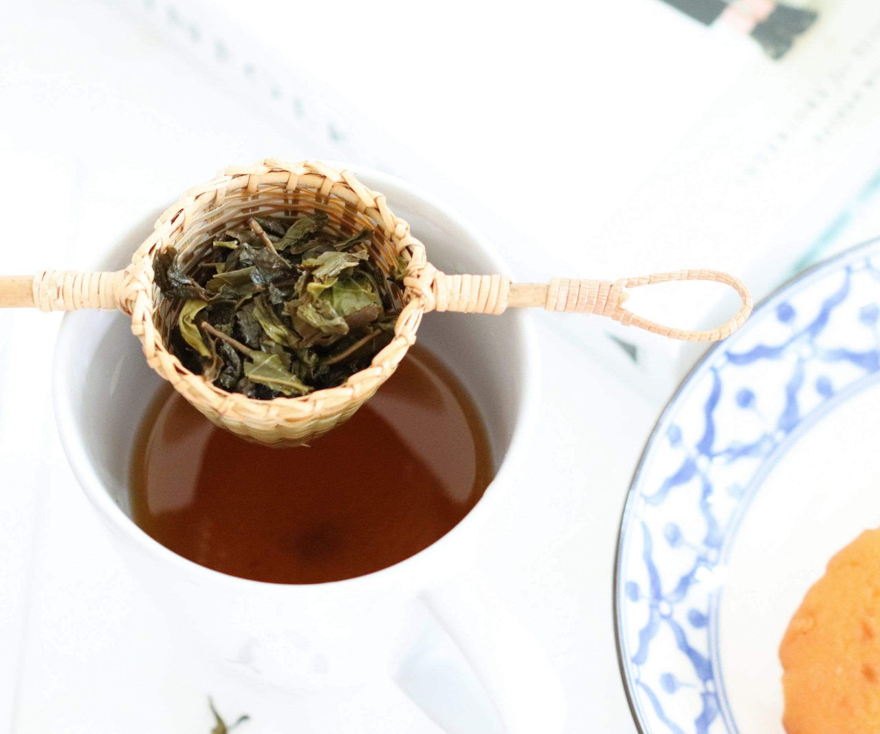 NI RIN DA-Bamboo Tea Strainer
