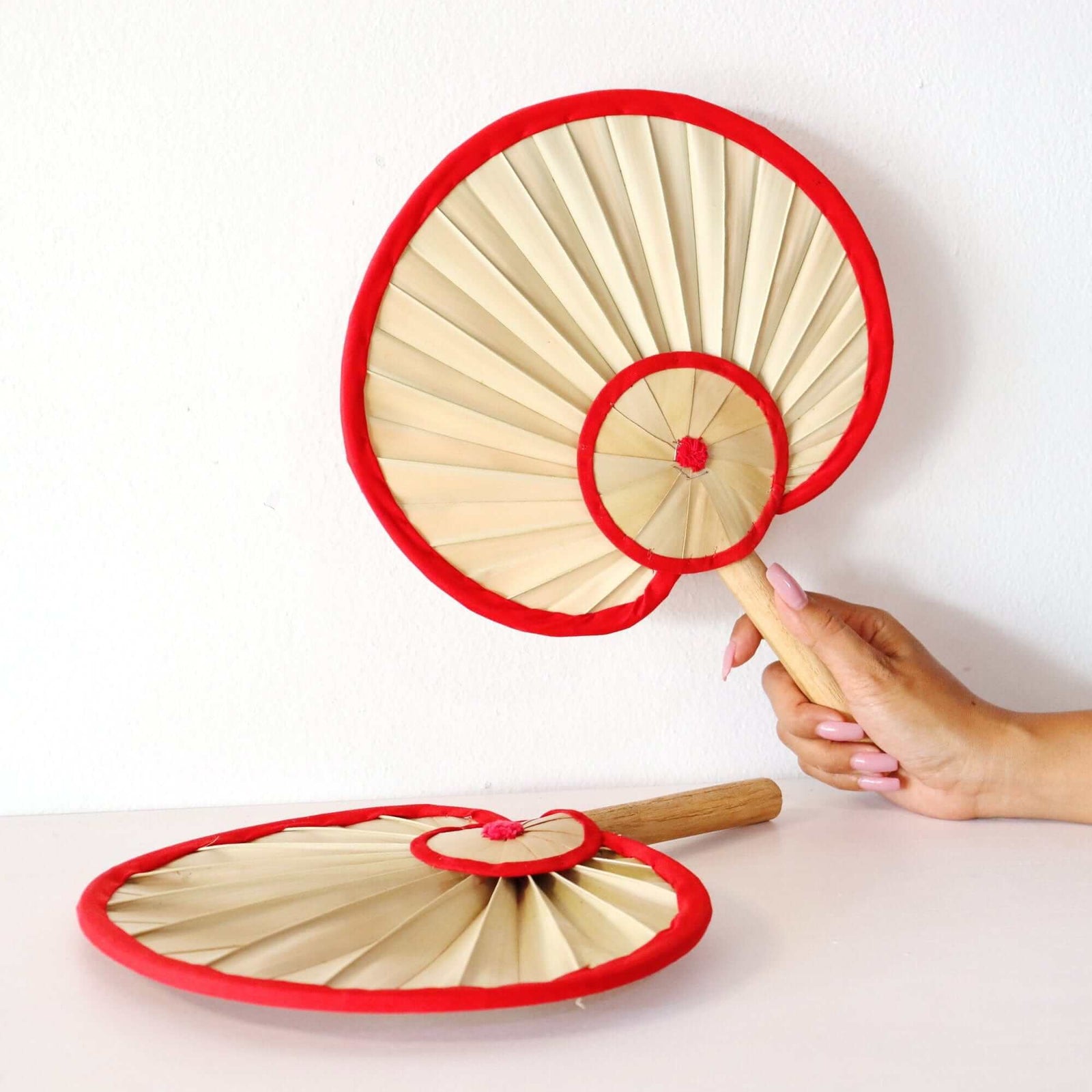 BEN YA - Palm Leaf Hand Fan