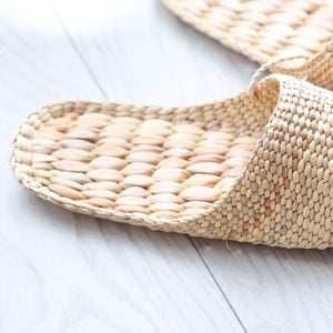 NICHA Straw Slipper Shoes - Effortless Style and Sustainable Comfort