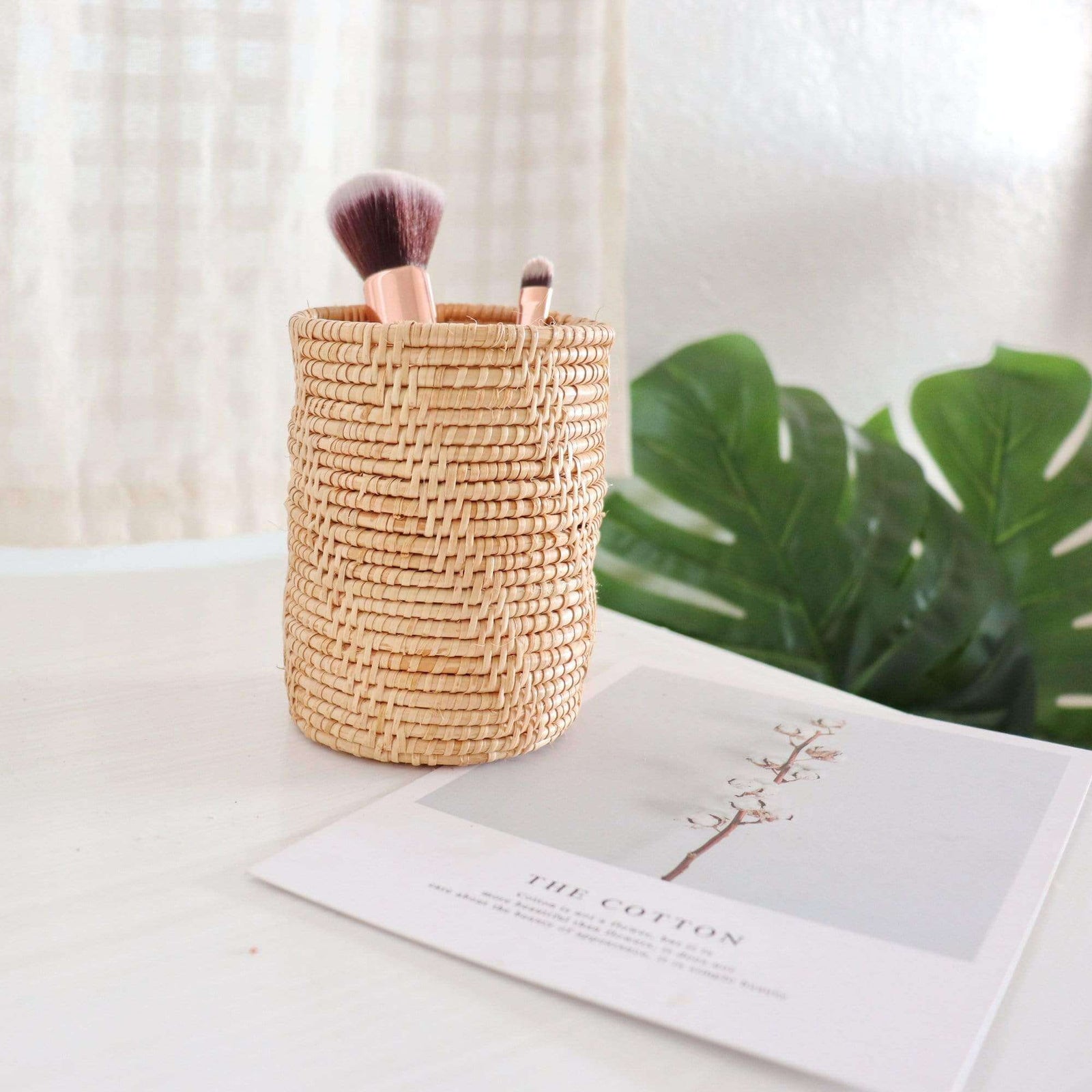 SANDEE - Rattan Utensil Holder