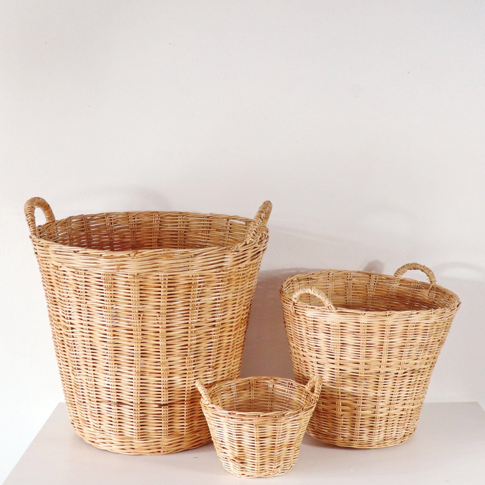 Wicker Rattan Basket - TON YA WEE