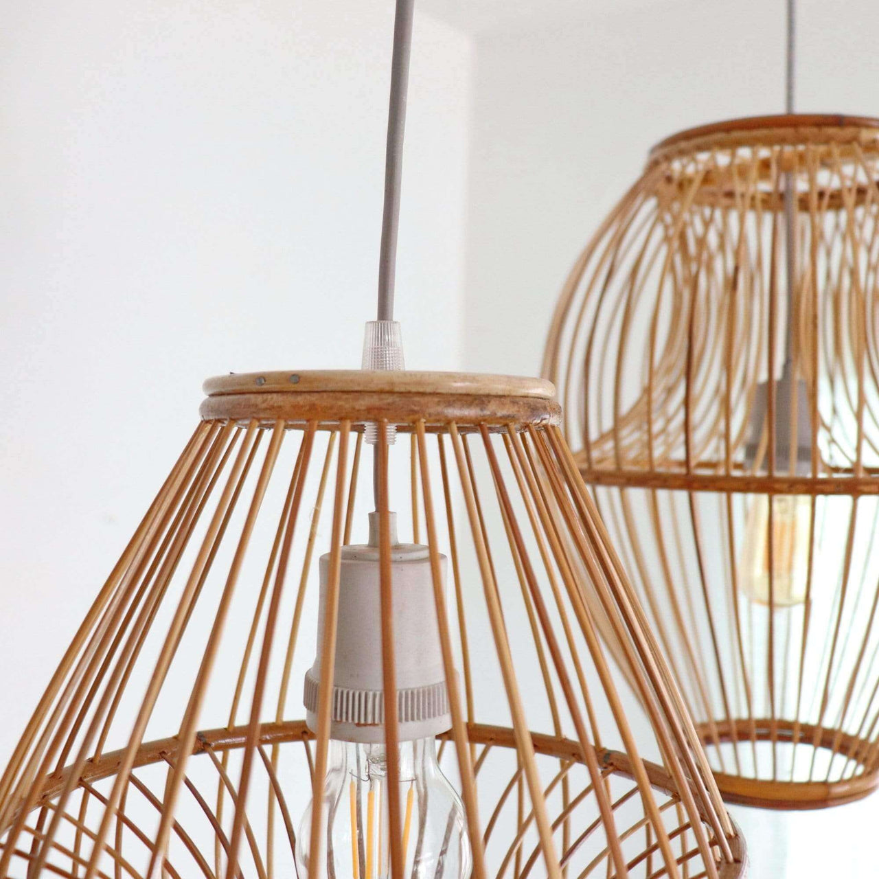 CHA NAI - Bamboo Pendant Light Shade (25-38 cm)