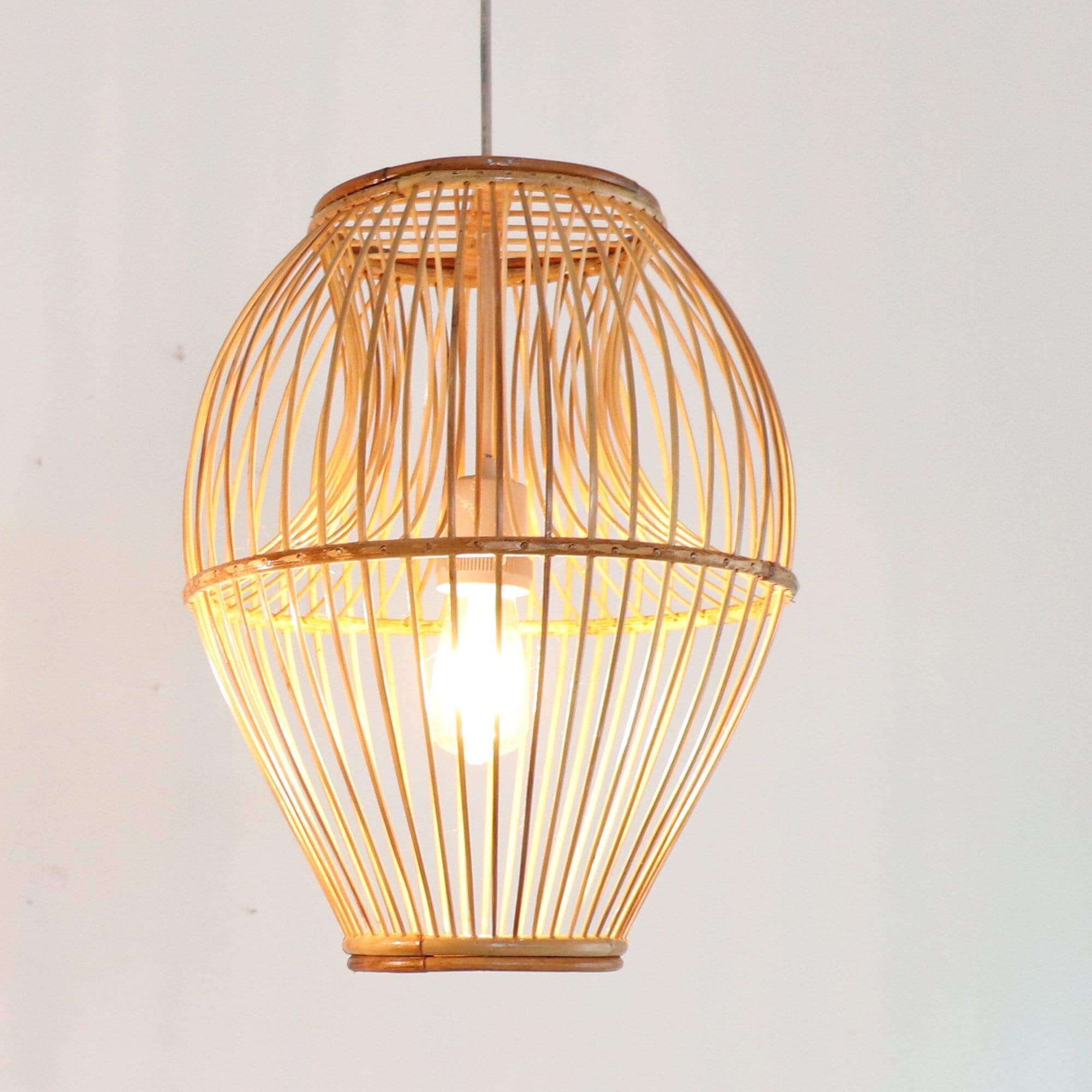 CHA NAI - Bamboo Pendant Light Shade (25-38 cm)
