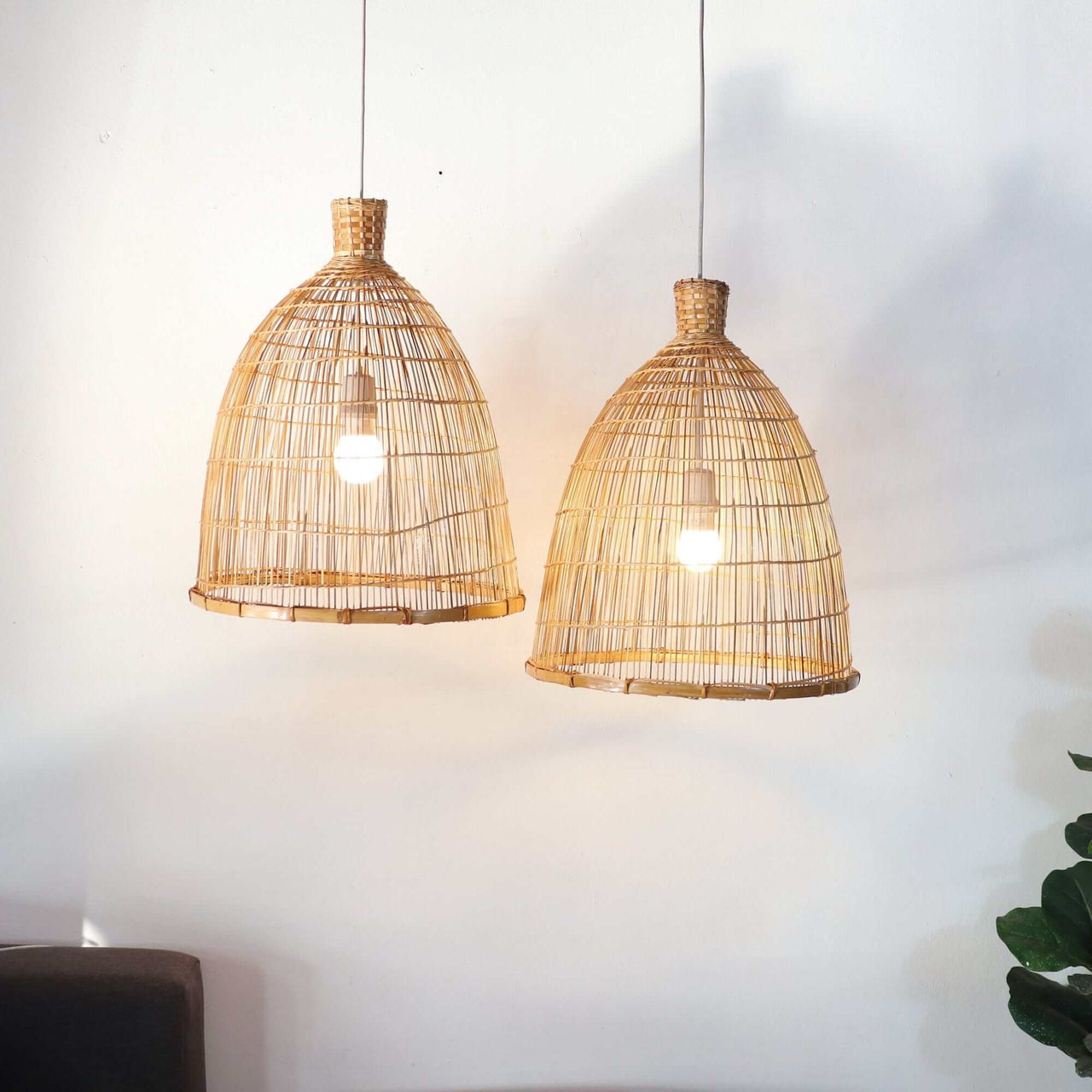 DARIN - Bamboo Pendant Light (48-54cm)