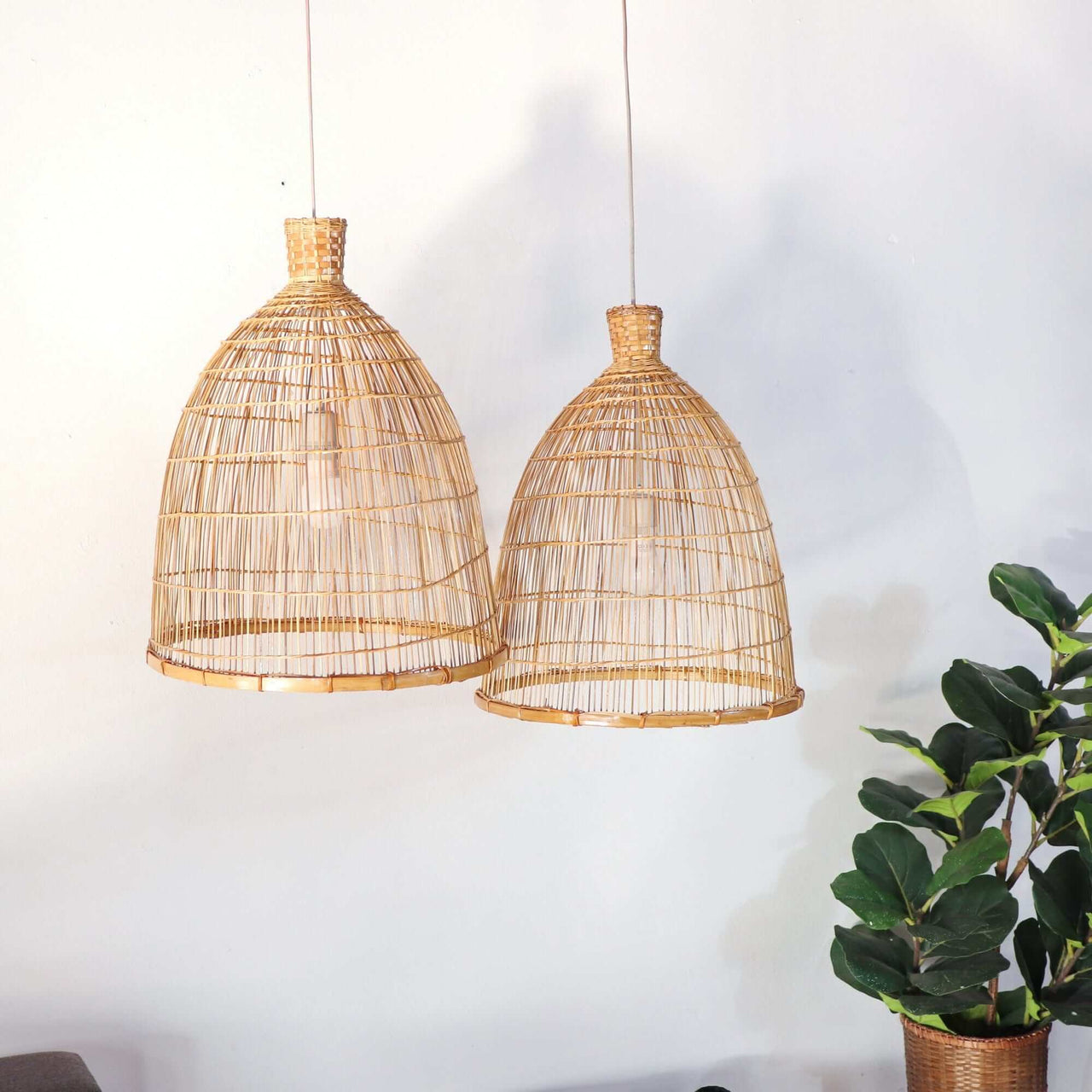 DARIN - Bamboo Pendant Light (48-54cm)