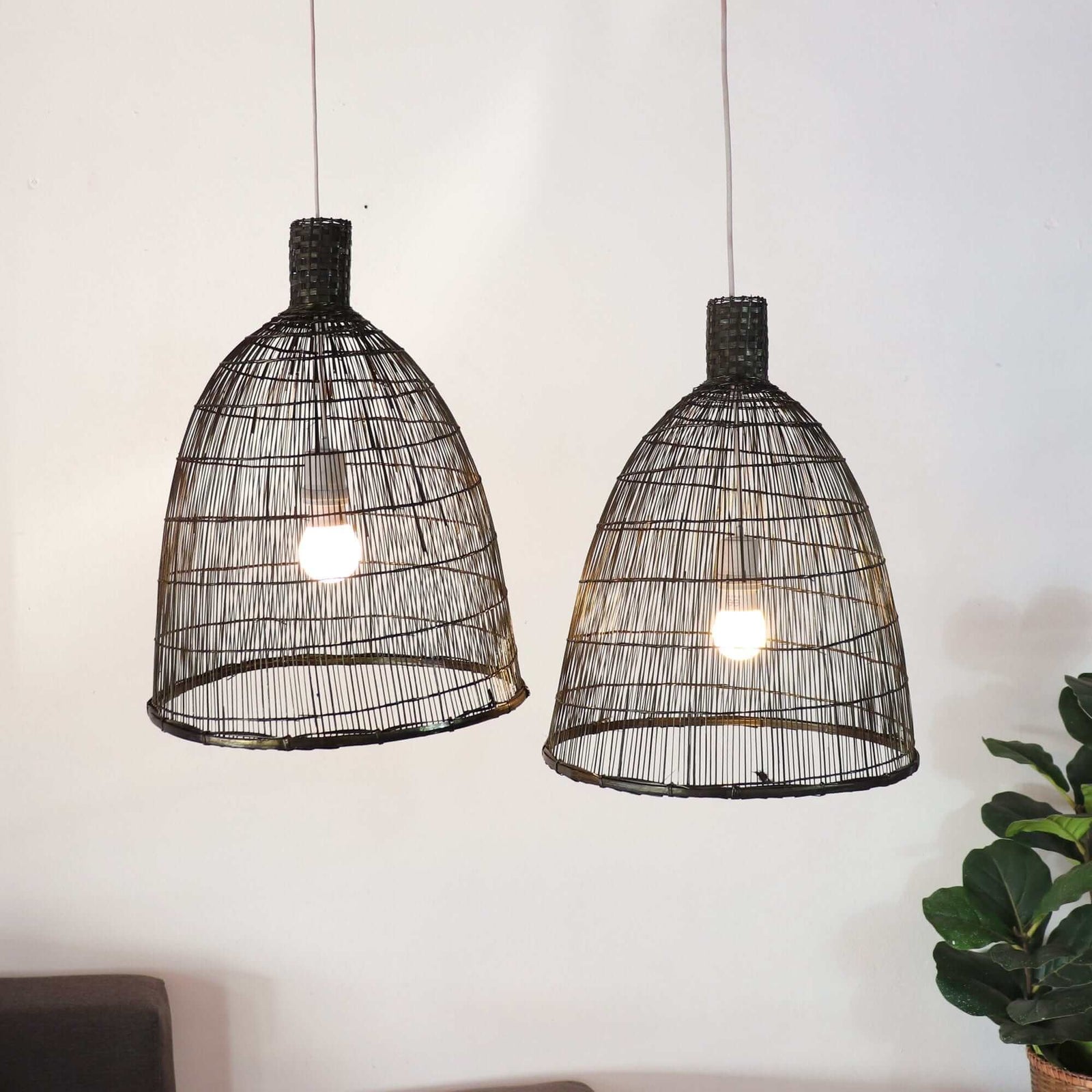 Darin - Bamboo Pendant Light (48- 54 cm)