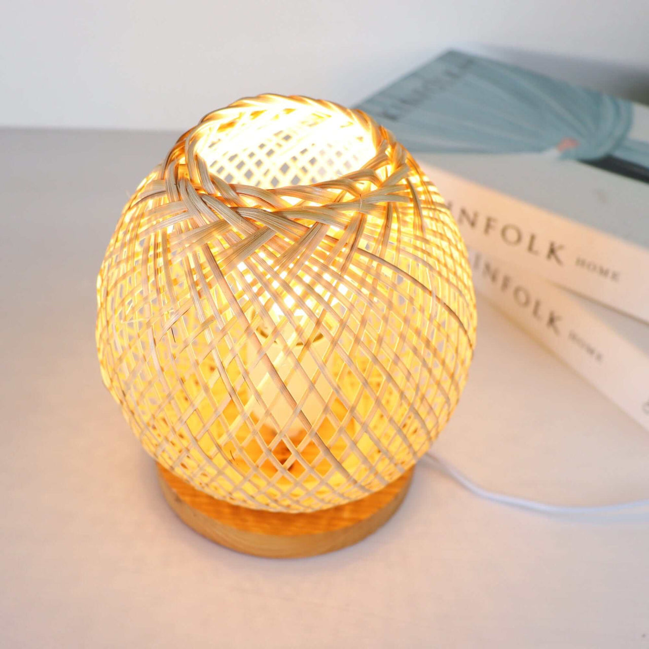 Bamboo Boho Table Lamp - CHI NA