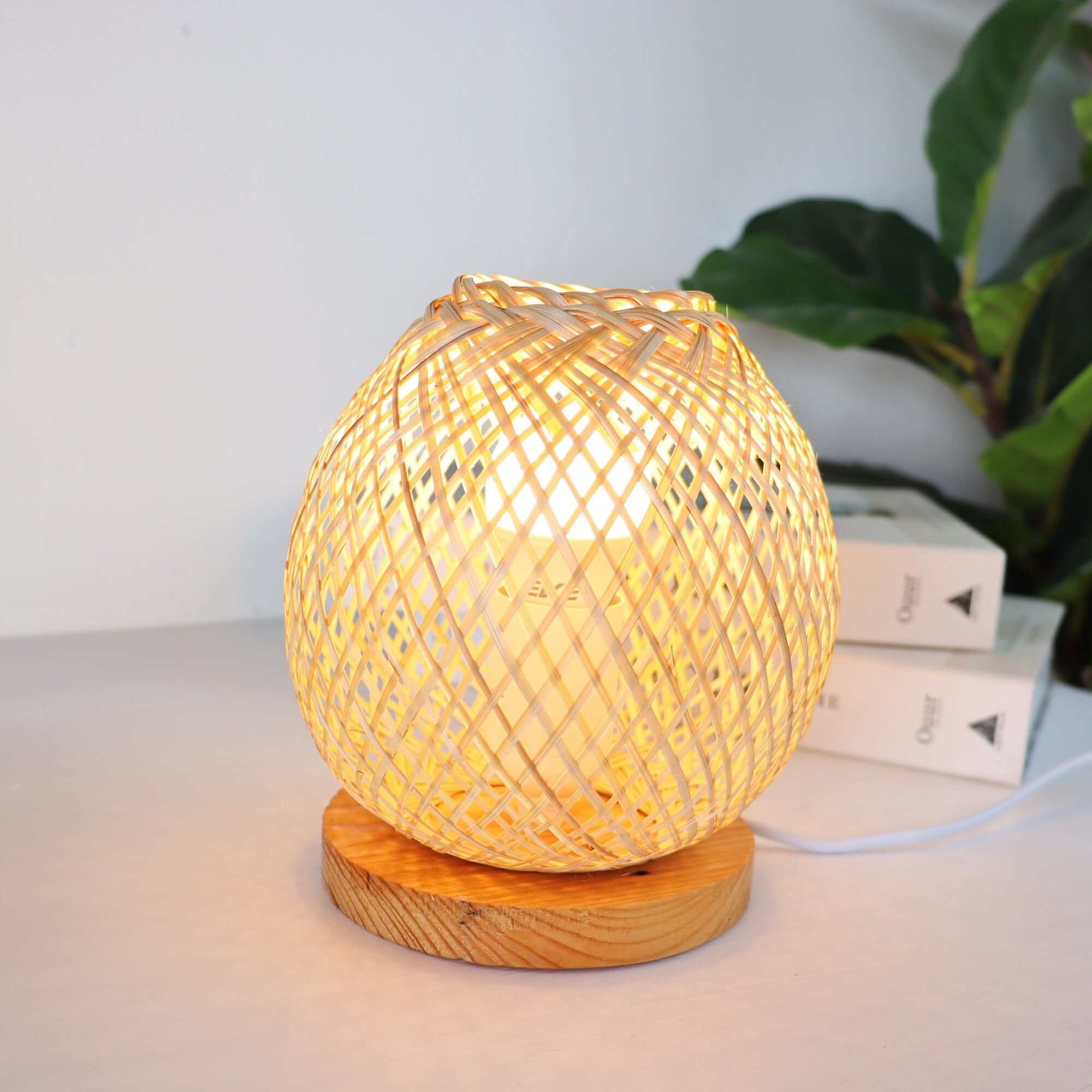 Bamboo Boho Table Lamp - CHI NA