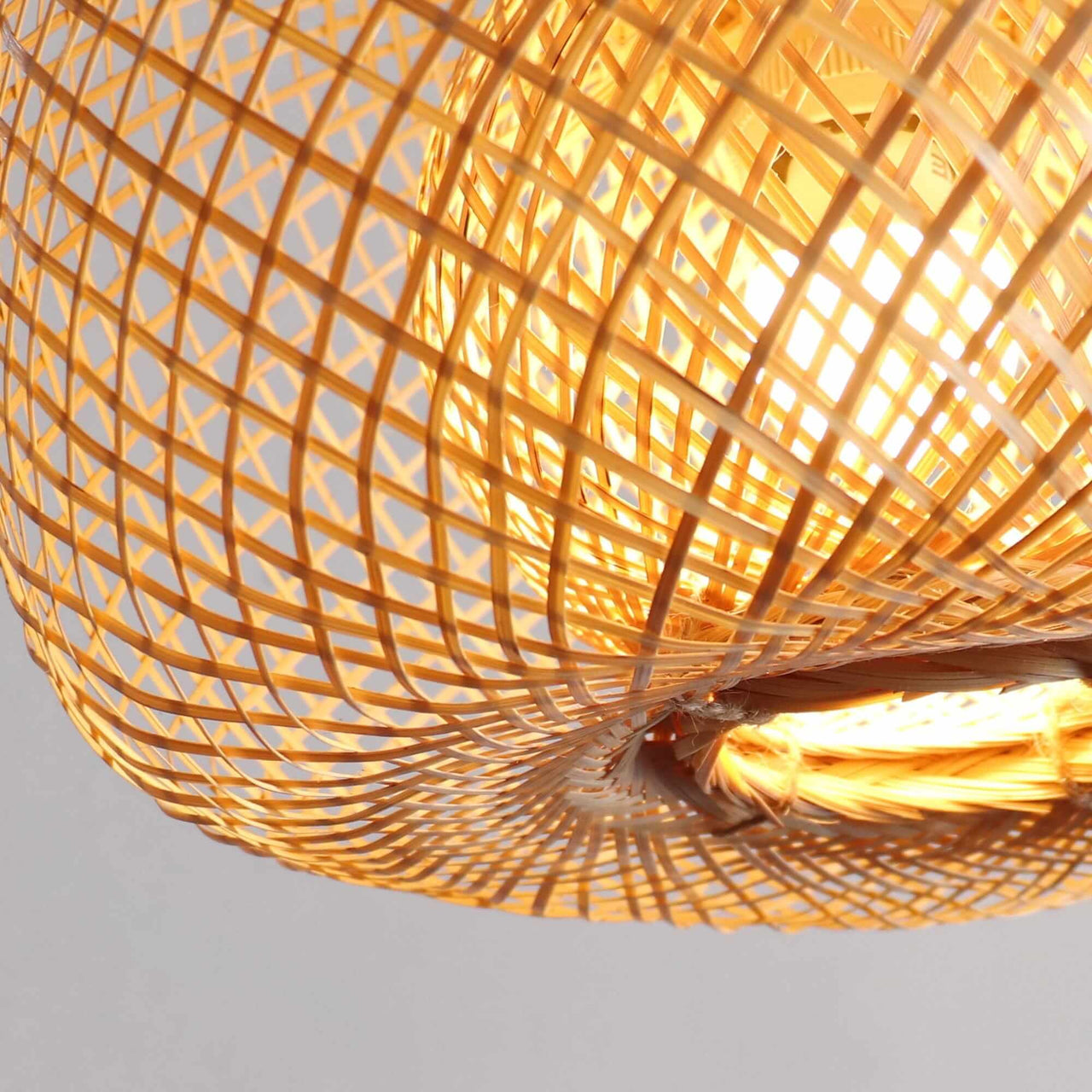 KUN YA DA - Bamboo Pendant light (12 Inches)
