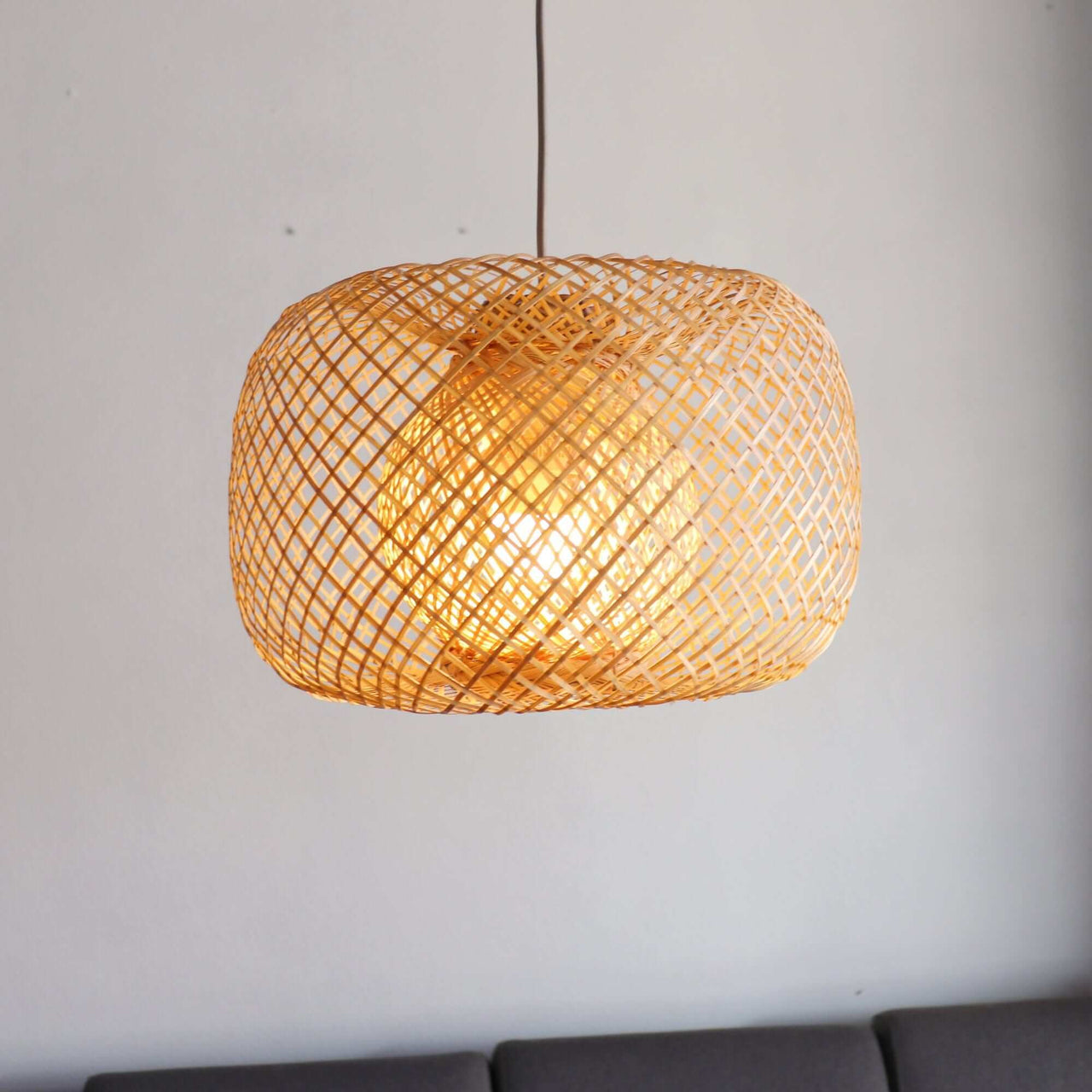 KUN YA DA - Bamboo Pendant light (12 Inches)
