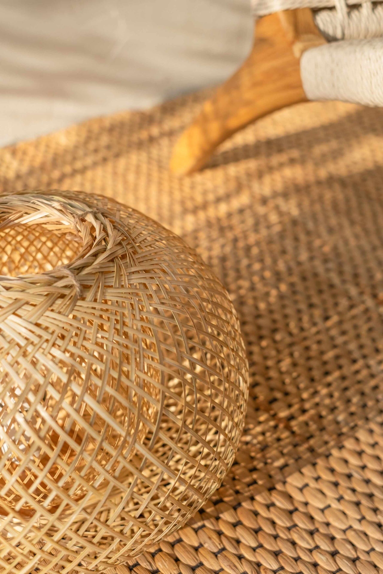 NA WA - Bamboo Boho Table Lamp