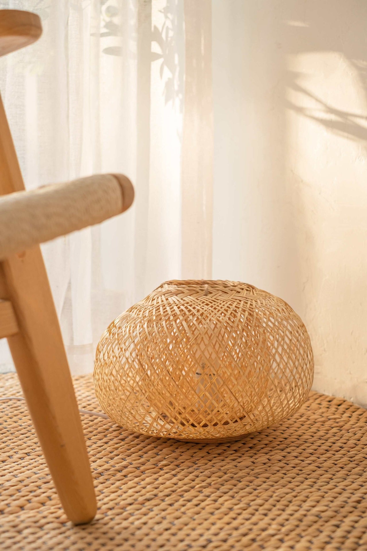 NA WA - Bamboo Boho Table Lamp
