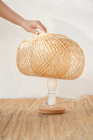 NA WA - Bamboo Boho Table Lamp