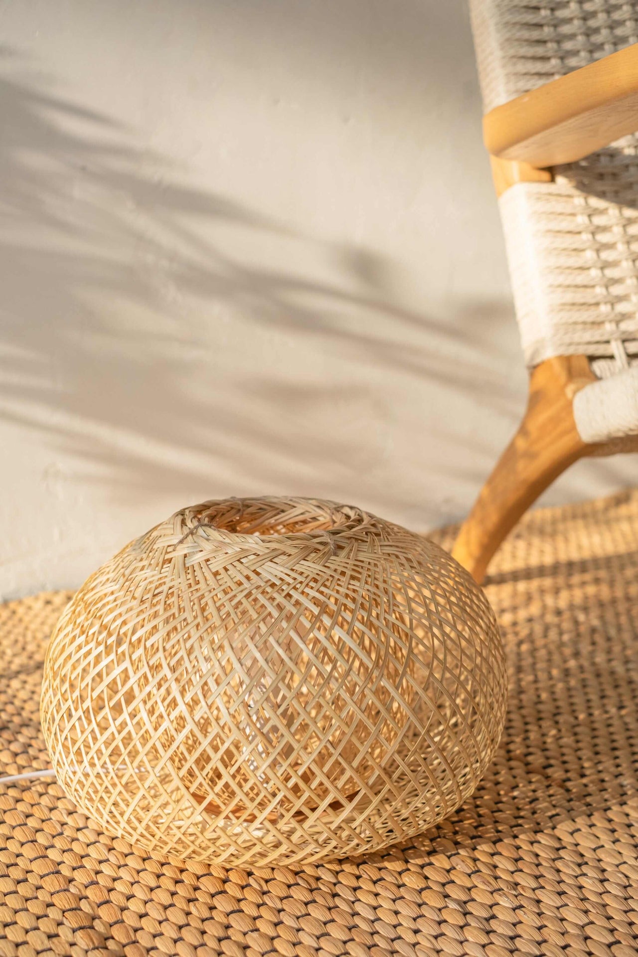 NA WA - Bamboo Boho Table Lamp