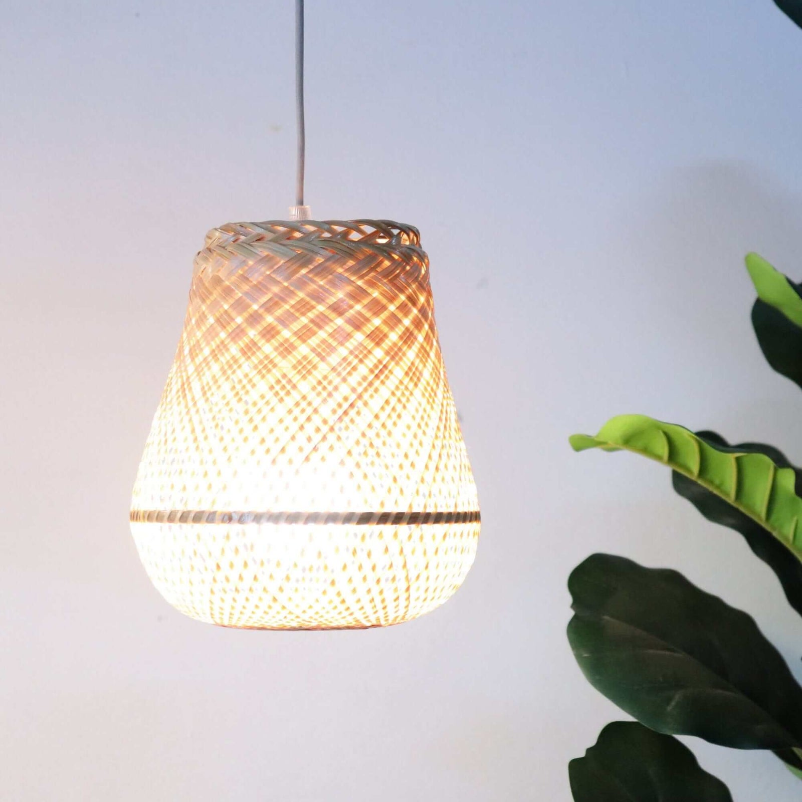 NAT - Bamboo Pendant Light (7 x 7.5 inch)