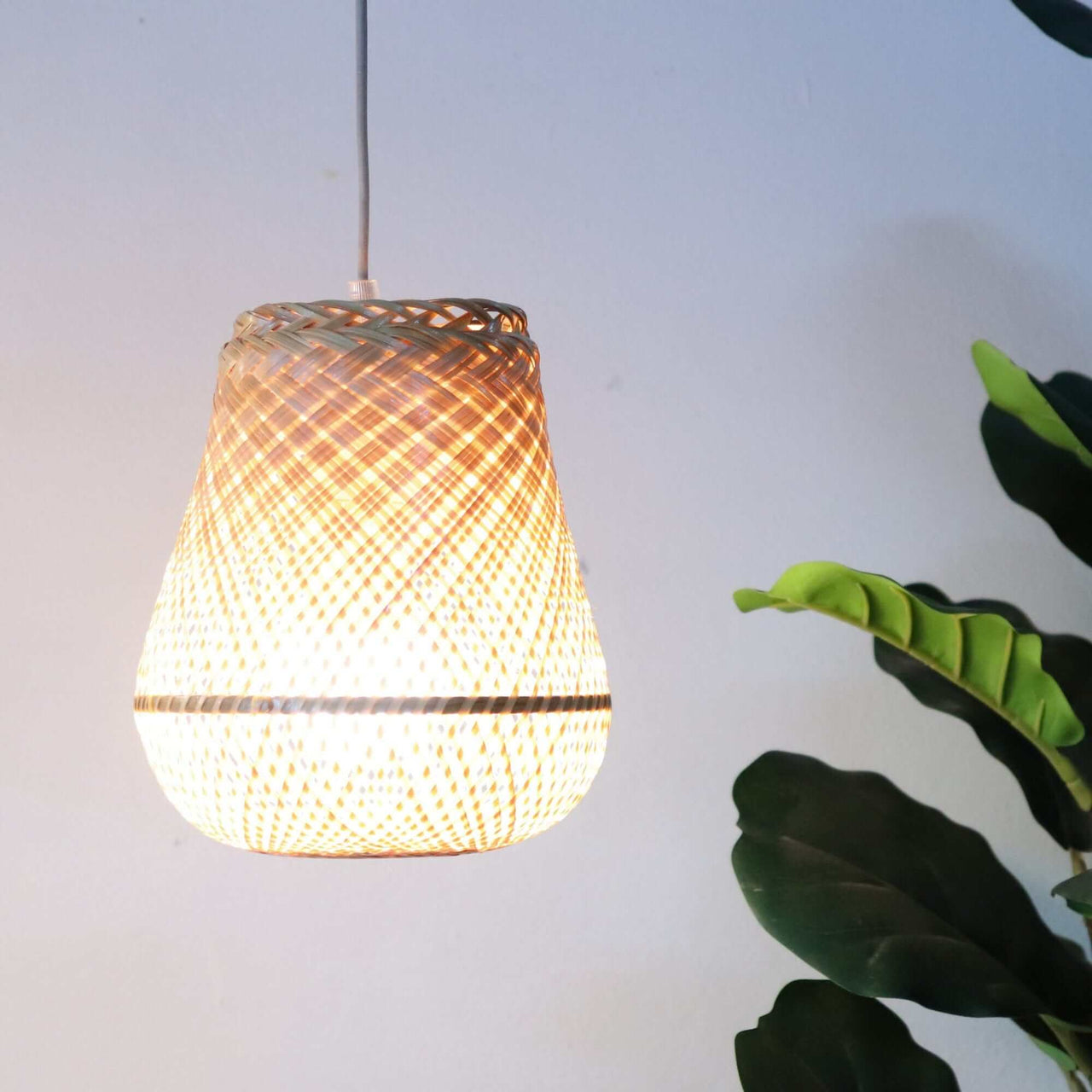 NAT - Bamboo Pendant Light (7 x 7.5 inch)