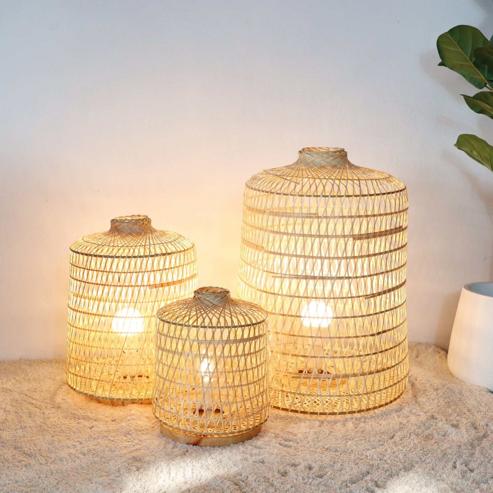 NIT CHA MON - Boho Floor Lamp (3 Sizes)